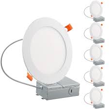 Watch your fingers, as a sharp metal clip will pop downward from the edge as the fixture emerges. Etl Listed Dimmable Led Ceiling Light Retrofit Led Recessed Lighting Fixture 9w 4 Inch Slim Led Downlight 5000k Daylight White 600lm 65w Equivalent 4 Pack Tdlol Electrical Tools Home Improvement Filtrosmil Com Br