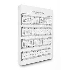 Polish your personal project or design with these it is well with my soul transparent png images, make it even more personalized and more attractive. Stupell Industries 16 In X 20 In It Is Well With My Soul Vintage Sheet Music By Lettered And Lined Printed Canvas Wall Art Ccp 191 Cn 16x20 The Home Depot