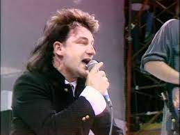 U2 At Live Aid Disturbing Mullet Love The Boots Heel Tap And Stomp Away Bono Love You Signed Ruby Tuesday Bono U2 Bad Paul Hewson