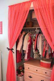 37 Lovely Princess Curtains Design Ideas For Happy Little Girl Curtains For Closet Doors Diy Closet Doors Closet Door Alternative