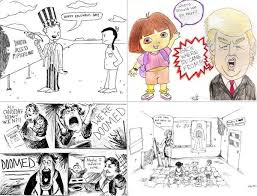 America is crumbling cartoon : Our Third Annual Student Editorial Cartoon Contest The New York Times