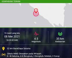 Pada gempa yang pertama itu berpusat di 141 km barat daya nias barat, sumatera utara. Gempa Bumi Getarkan Seluma Bmkg Berkekuatan 4 5m Fix Makassar