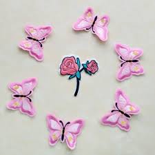 Maybe you would like to learn more about one of these? 6pcs Lot Cute Pink Butterfly Applique Embroidered Sew On Fabric Sticker For Garment Textile Diy Craft Repair Home Decoration Buy At The Price Of 2 90 In Aliexpress Com Imall Com