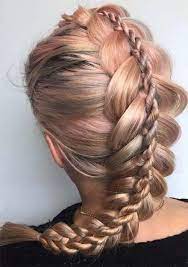 Braided updo hairstyles with weave for girls. 100 Ridiculously Awesome Braided Hairstyles Stacked Dutch Braids Unique Braided Hairstyles Cool Braid Hairstyles Braided Hairstyles