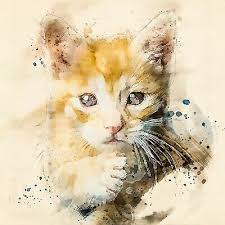 Custom pet portraits in watercolor. Custom Watercolor Pet Portrait From Photo Painting Personalized Pet Lovers Gift Ebay