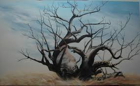 Elder Of Antiquity Boab Tree From Kununurra Wa Painting By Kimberley Artist Jeanne Barnes Artist Baobab Tree Acrilic Paintings