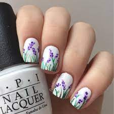 Vilde On Instagram Lavender Nails Inspired By Chalkboardnails I Ve Filmed A Tutorial I M Working Lavender Nails Lilac Nails Wedding Nail Art Design