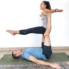 Here are 50 yoga poses for two people of any level to try with a friend or significant other! Couples Yoga Poses 23 Easy Medium Hard Yoga Poses For Two People