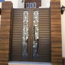Wrought iron gates timber gates front gates. 50 Modern Main Gate Design Design Ideas Everyone Will Like Engineering Discoveries In 2021 Modern Main Gate Designs Door Gate Design Main Gate Design