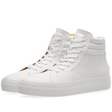 Buscemi 140mm Zip White Sneakers Footwear High Top Sneakers