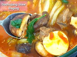 Cara penyediaan resepi kuzi kambing : Resipi Korea Halal Gochujang Stew Daging