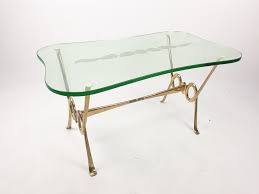 How to etch glass the easy way (armour etch & vinyl decals!) how to make and use a simple trimmer table. Vintage Coffee Table With Etched Glass And Brass Base Italian 1960s Design Market