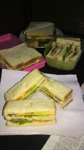 Place the chicken on the baking pan and coat with the cooking spray. Namakucella Chicken Slice Sandwich