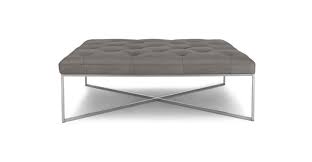 Tablet Lichen Gray Square Ottoman Ottomans Article Modern Mid Century And Scandinavian Furni Square Ottoman Leather Ottoman Coffee Table Leather Ottoman