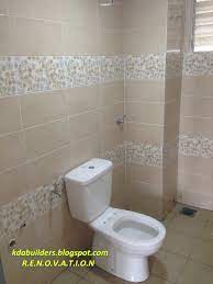 Idea corak tiles atau mozek untuk lantai bilik air. Contoh Jubin Lantai Bilik Air Design Rumah Terkini