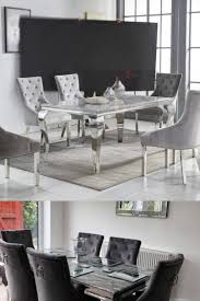 Imperial Solid Marble Dining Set Plus Parklane Knocker Back Chairs In 2020 Dining Table Marble Marble Dining Table Set Dining Room Table Decor