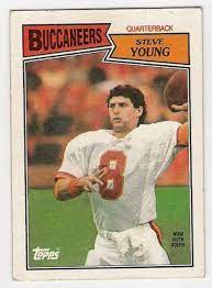 Jon steven steve young (born october 11, 1961) is a former american football quarterback, best known for his time with the nfl's san francisco 49ers. 1987 Topps Steve Young 384 Football Card For Sale Online Ebay
