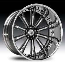 Asanti Wheels Rims Vf606 20 22 24 Inch Black Accent Chrome Face Lip Wheel Rims Car Wheels Car Wheels Rims