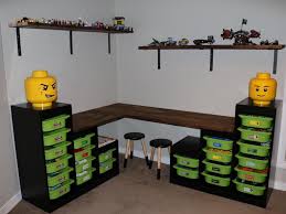 Lego Storage Table Desk Using Ikea Trofast Lego Table With Storage Lego Table Ikea Lego Storage Organization