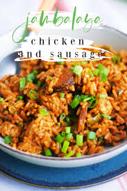 Chicken And Sausage Jambalaya Delicious One Pot Rice Meal Made With Crispy Smoked Sausag Jambalaya Recipe Chicken And Sausage Jambalaya Jambalaya Recipe Easy