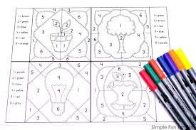 Here at coloringpages.site we are constantly adding coloring pages to our online coloring game. Earth Day Color By Numbers Mini Coloring Pages Simple Fun For Kids