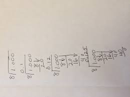 = 1/8 = 1 ÷ 8 How Do You Convert 1 8 To A Decimal Using Long Division Socratic