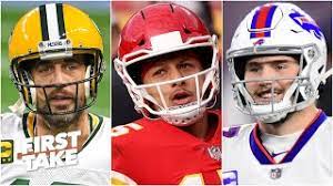 Aaron Rodgers Patrick Mahomes Or Josh Allen Who Deserves To Win Nfl Mvp First Take Youtube