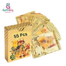 55 golden pokemon cards Price History of AL ATASH PCS Cards, Gold Foil Card, Assorted Deck Box - V Series Cards 55Pcs/box Rainbow Pokemon Gold Cards