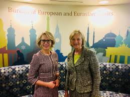 Minister Aurelia Frick Visits the US