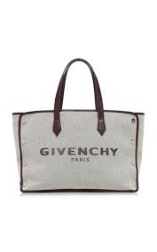 Givenchy Bond Cotton Shopping Bag In Grey Natural Lyst