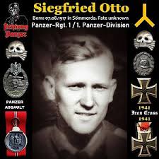 ✠ Siegfried Otto Born: 07.08.1917 in Sömmerda. Further fate unknown.