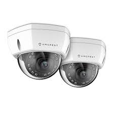2 Pack Amcrest Ultrahd Outdoor 4 Megapixel Poe Vandal Dome Ip Security Camera Ip67 Weatherproof Ik10 Vandal Proof 4mp 2688 Tvl Ip4m 1028e White Ring Ip Security Camera Surveillance Camera Home Security Systems