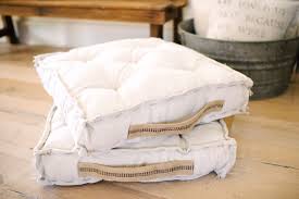 Farmhouse Floor Cushion French Mattress Cushion French Mattress Floor Cushions