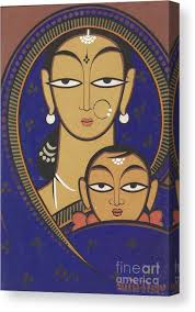 Madonna and Child Canvas Print