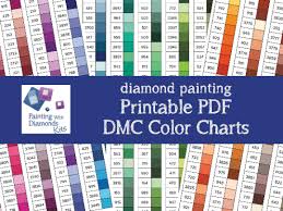 Print Yourself Dmc Color Chart Sorted By Color Family Diamond Painting Drill Color Charts Dmc Color Card