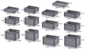 We have industrial metal storage bins available in chrome, steel, and wire mesh. Euro Stacking Schwerlast Plastik Aufbewahrung Container Box Boxen Industrie Kisten Ebay