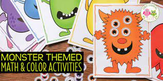 Let your students practice all of their basic math skills and problem solving while they have fun. Monster Math Activities That Will Make Your Kids Roar With Delight Early Learning Ideas