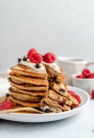 Ingredients for greek yogurt pancakes: Fluffy Yogurt Pancakes High Protein Gluten Free Ambitious Kitchen