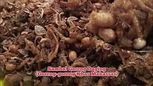 Sambal goreng daging | resep#364 biasanya, sajian satu ini dibuat menggunakan santan. Sambal Goreng Daging Goreng Goreng Khas Makassar Kreasi Mamanir Youtube