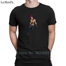 Letters Tshirt Punk Rock Pinup Girl With Purple Hair Mens T Shirt Round Neck Gift Men T Shirt New Style Male Family Design T Shirts Casual Shirts