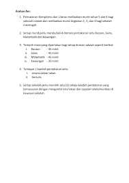 Cordon literasi merupakan sumber ilmu yang menyenangkan yang mampu dalam membangun setelah mengerti pengertian literasi tersebut, pasti sudah tergambar apa sih tujuan dari literasi ini, namun untuk memperjelas. Manual Pentaksiran Kompetensi Dan Literasi 2020