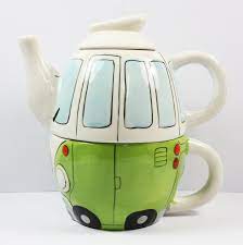 Teeset Teekanne Und Tasse Design Vw Bus Retro Look Tee Set Teekanne Retro