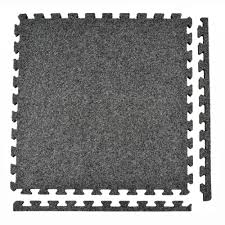 Greatmats Royal Carpet Dark Gray Velour Plush 2 Ft X 2 Ft X 5 8 In Interlocking Carpet Tile 96 875 Sq Ft 25 Tiles Case Royict Dgy25 The Home Depot