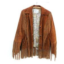 Vintage 60s 70s Brown Fringed Leather Western Jacket Liked On Polyvore Featuring Outerwear Jacket Fringe Leather Jacket Vintage Fringe Jacket Vintage Jacket
