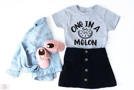 Do you have a cute kid? Toddler Girl Clothes One In A Melon Cute Toddler Clothes Etsy