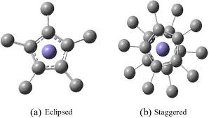 Ferrocene Point Group Eclipsed D5H Prismatic Symmetry Structure Model