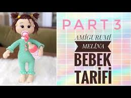 Part 3 Amigurumi Masum Melina Bebek Tarifi Newborn Baby Free Pattern English Subtitles Youtube Amigurumi Double Crochet Bebek