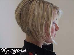 Stacked Bob Short Exaggerated Bob Haircut Back View Back Of Bob Haircut Hairstyles With Bangs