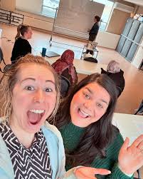 Meet our Education Center Manager, Diannela! She is ready to meet our  clients where they're at, and help them feel more connected to their new  community. 😊 “I noticed their enthusiasm today,”