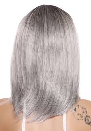Doch es kann auch sehr gut zu schicken anlässen angepasst werden. Perucke Kurz Longbob Pony Ombre Schwarz Grau Modell Dy46adress Me Up Der Onlineshop Fur Kostume Perucken Und Accessoires